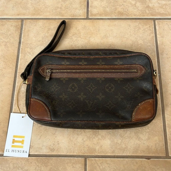 Authentic Louis Vuitton Clutch Wristlet Cosmetics Pouch Bag Monogram - Picture 1 of 10
